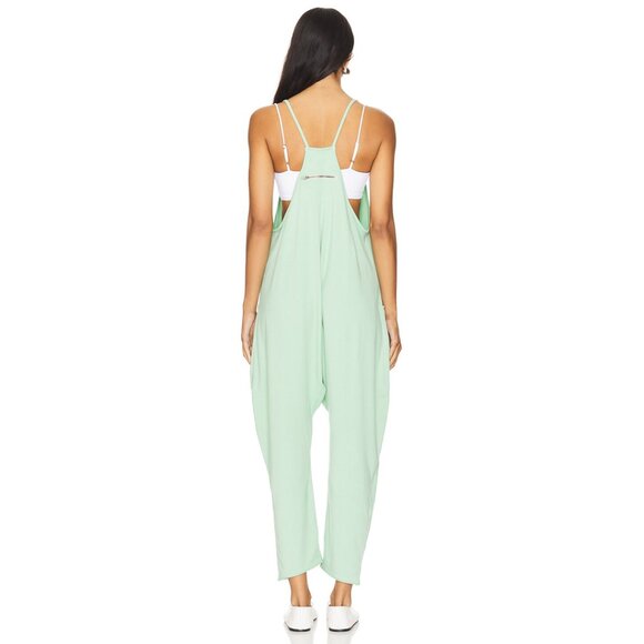 FREE PEOPLE Movement Hot Shot Onesie in Bright Jade Size Small - Picture 2 of 11